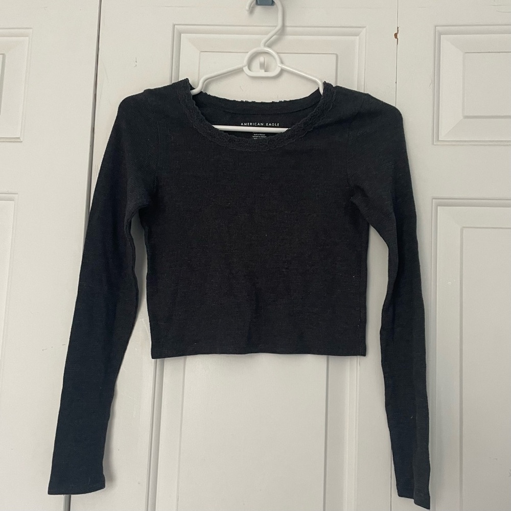 cropped long sleeve